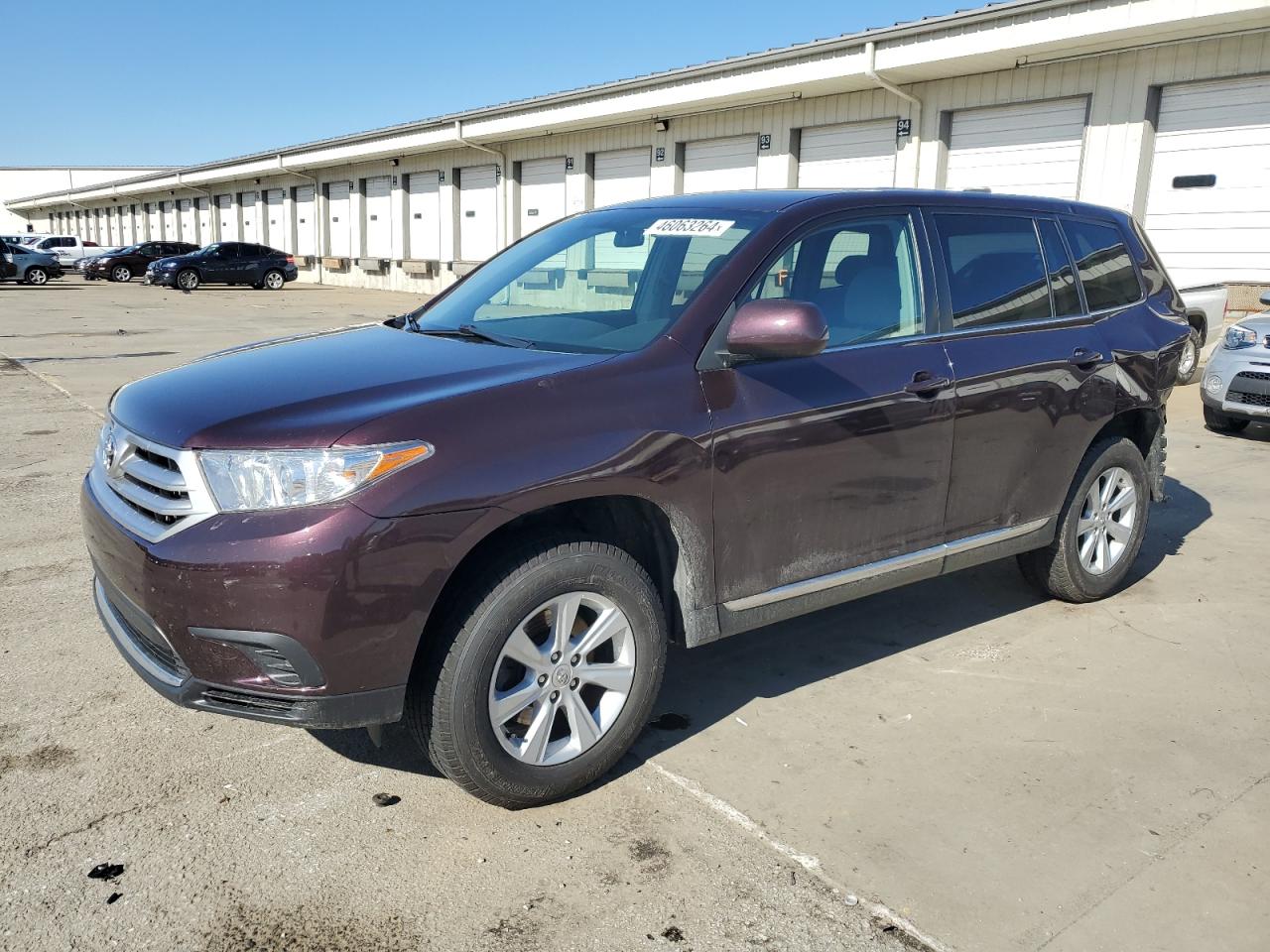 TOYOTA HIGHLANDER 2013 5tdbk3eh8ds189597