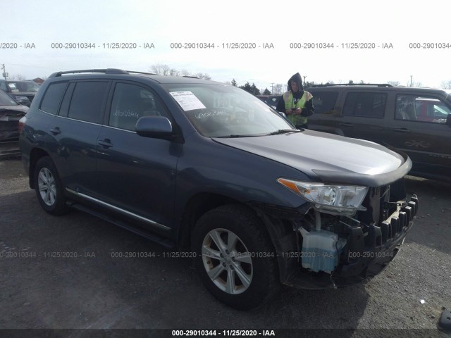 TOYOTA HIGHLANDER 2013 5tdbk3eh8ds192824