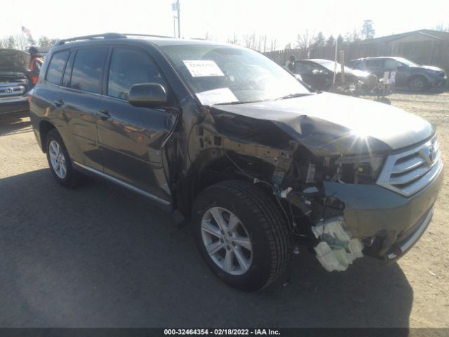 TOYOTA HIGHLANDER 2013 5tdbk3eh8ds205619