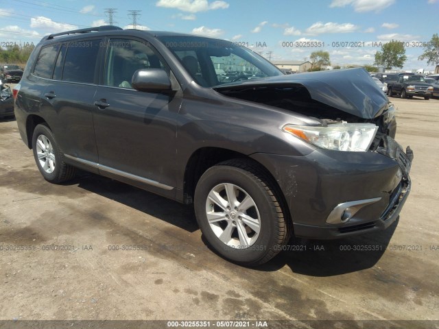 TOYOTA HIGHLANDER 2013 5tdbk3eh8ds206916