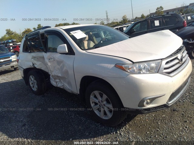 TOYOTA HIGHLANDER 2013 5tdbk3eh8ds213655