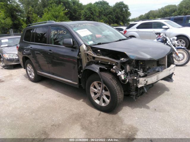 TOYOTA HIGHLANDER 2013 5tdbk3eh8ds215535