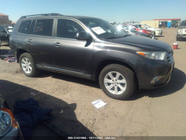 TOYOTA HIGHLANDER 2013 5tdbk3eh8ds225577