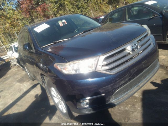 TOYOTA HIGHLANDER 2013 5tdbk3eh8ds227328