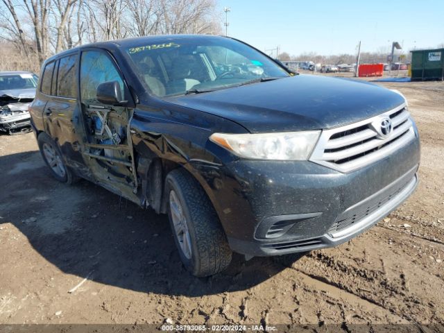 TOYOTA HIGHLANDER 2013 5tdbk3eh8ds259101