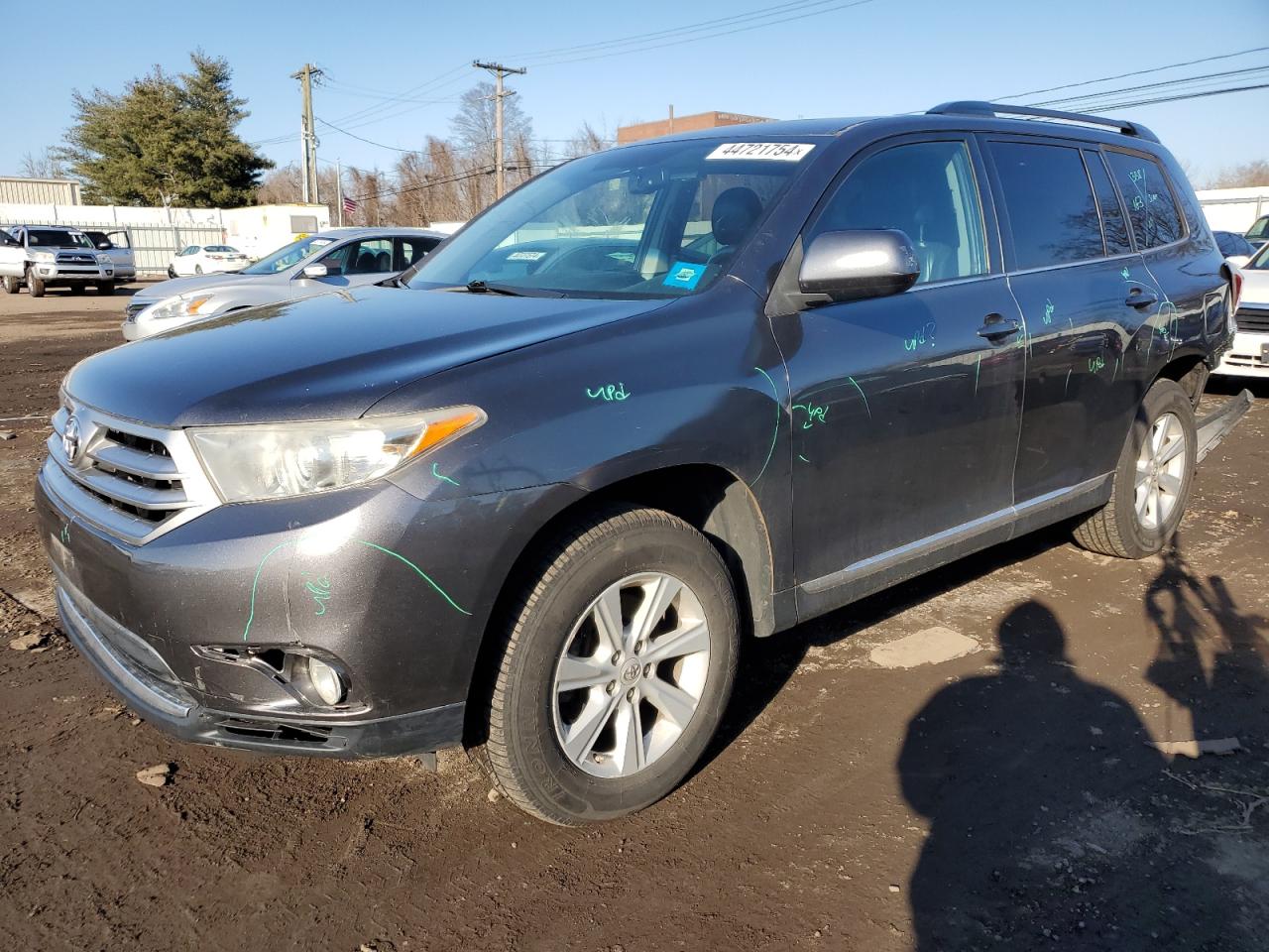 TOYOTA HIGHLANDER 2013 5tdbk3eh8ds276299