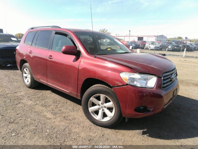 TOYOTA HIGHLANDER 2010 5tdbk3eh9as019342