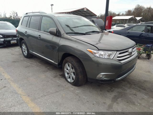 TOYOTA HIGHLANDER 2011 5tdbk3eh9bs042394