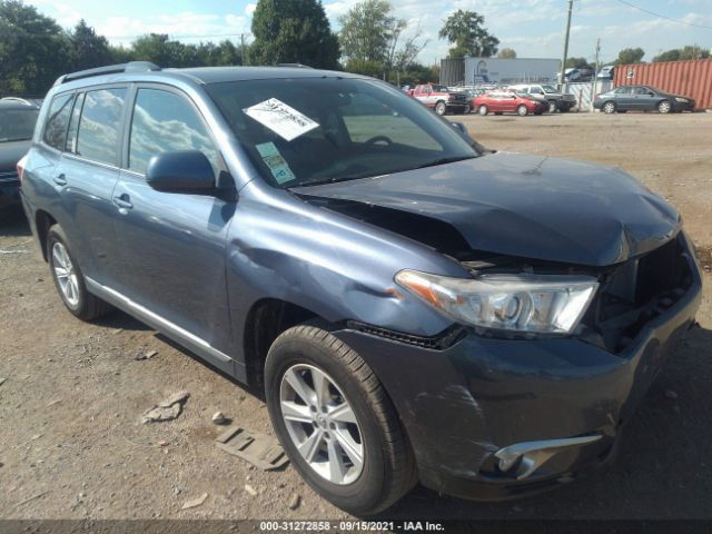 TOYOTA HIGHLANDER 2011 5tdbk3eh9bs063293