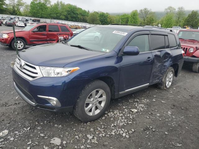 TOYOTA HIGHLANDER 2011 5tdbk3eh9bs078876