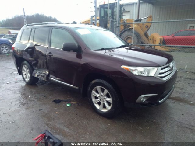 TOYOTA HIGHLANDER 2011 5tdbk3eh9bs087657