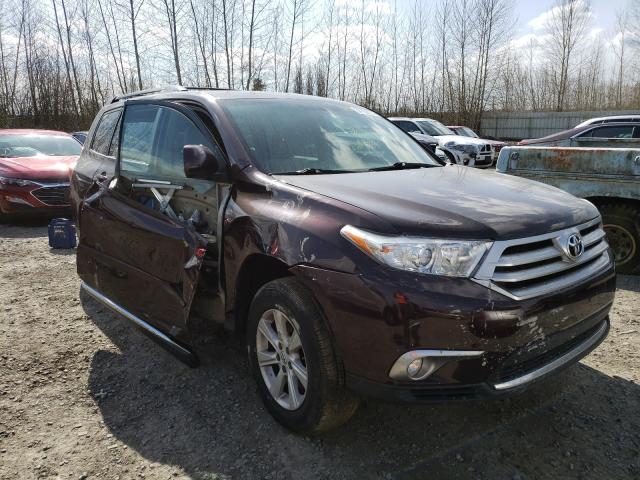 TOYOTA HIGHLANDER 2012 5tdbk3eh9cs097607