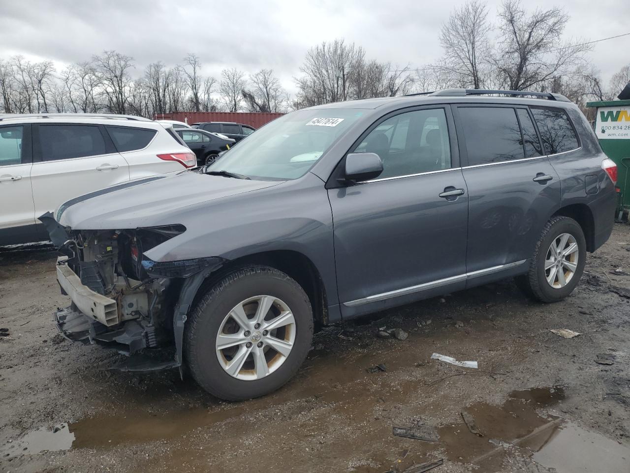 TOYOTA HIGHLANDER 2012 5tdbk3eh9cs100604