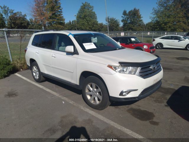 TOYOTA HIGHLANDER 2012 5tdbk3eh9cs100618