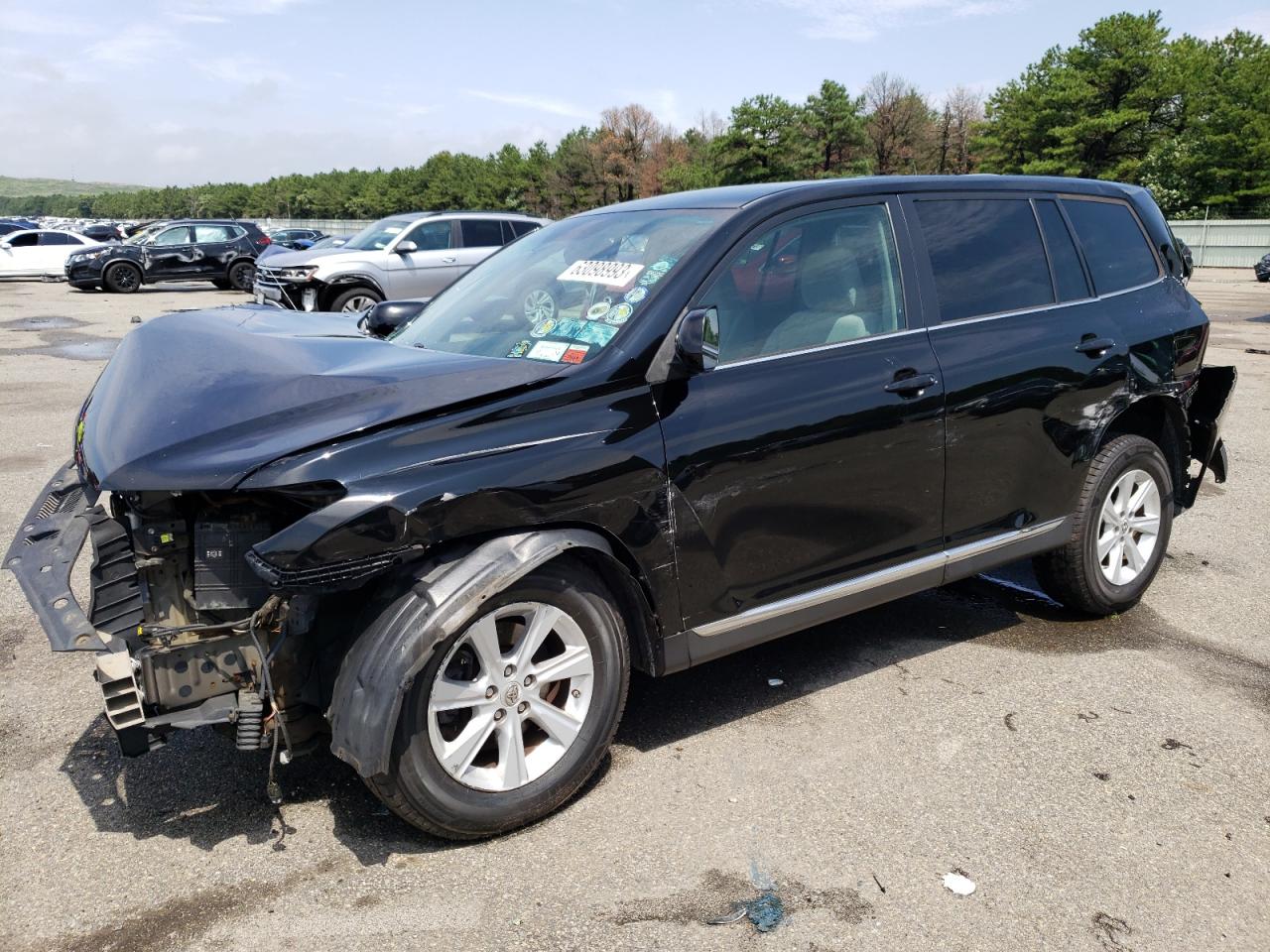 TOYOTA HIGHLANDER 2012 5tdbk3eh9cs103714