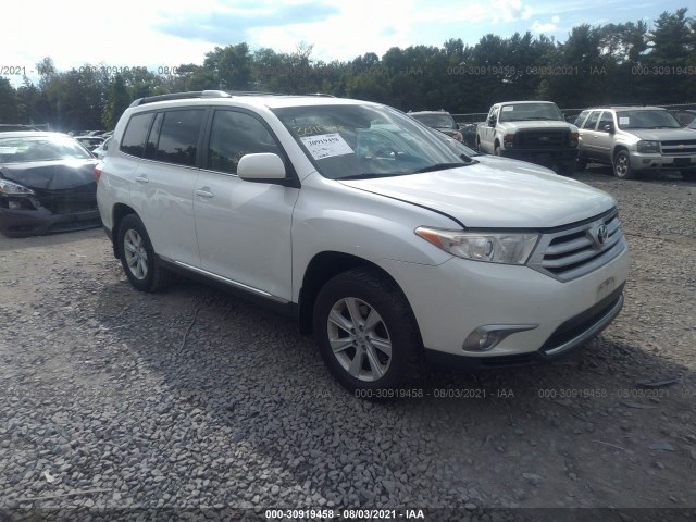 TOYOTA HIGHLANDER 2012 5tdbk3eh9cs106662