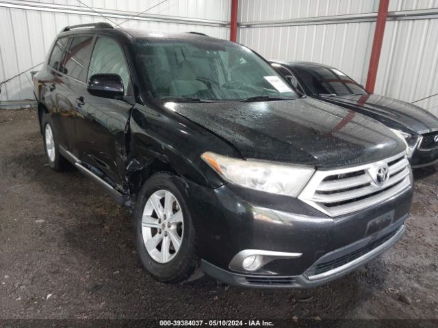 TOYOTA HIGHLANDER 2012 5tdbk3eh9cs138611