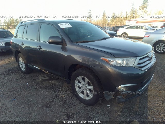 TOYOTA HIGHLANDER 2012 5tdbk3eh9cs146076