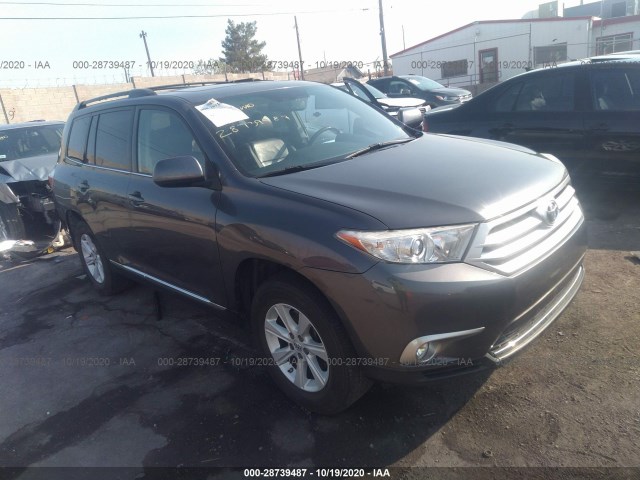 TOYOTA HIGHLANDER 2012 5tdbk3eh9cs158650