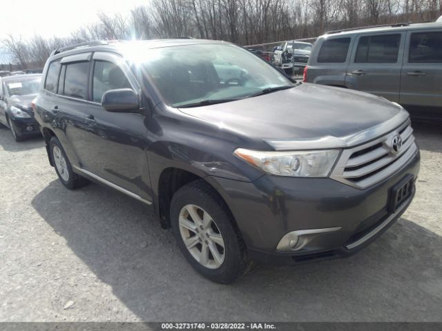 TOYOTA HIGHLANDER 2012 5tdbk3eh9cs160768