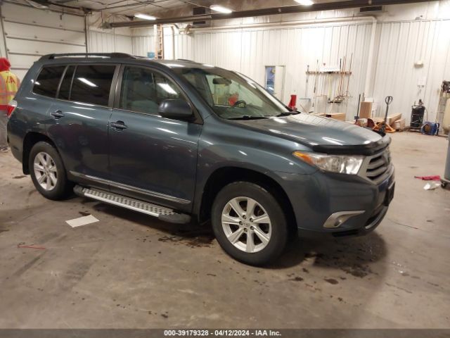 TOYOTA HIGHLANDER 2012 5tdbk3eh9cs165419