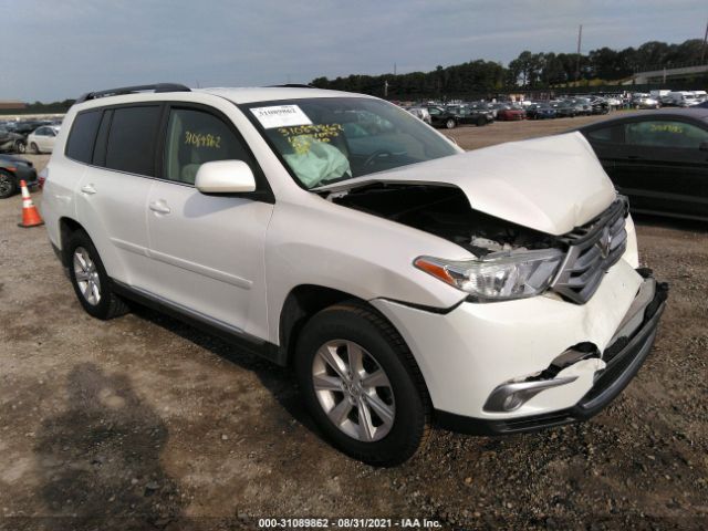 TOYOTA HIGHLANDER 2012 5tdbk3eh9cs172435