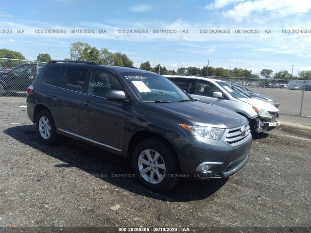 TOYOTA HIGHLANDER 2012 5tdbk3eh9cs173469