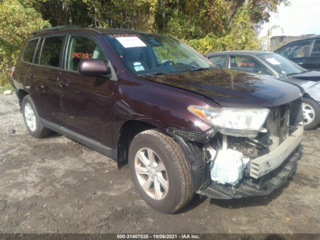 TOYOTA HIGHLANDER 2013 5tdbk3eh9ds179581