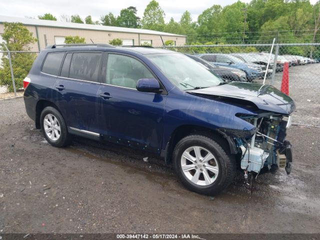 TOYOTA HIGHLANDER 2013 5tdbk3eh9ds182951