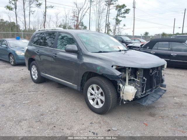 TOYOTA HIGHLANDER 2013 5tdbk3eh9ds192248