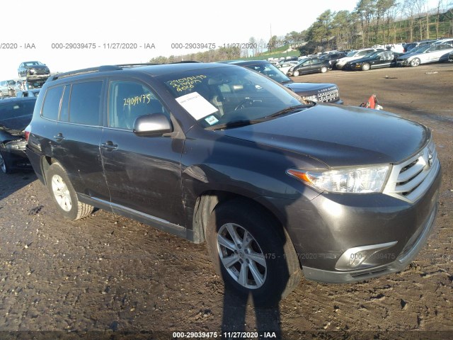 TOYOTA HIGHLANDER 2013 5tdbk3eh9ds213163