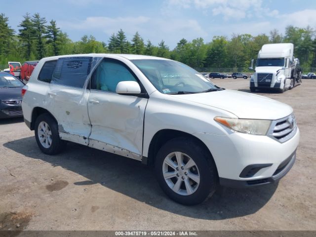 TOYOTA HIGHLANDER 2013 5tdbk3eh9ds218394