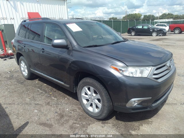 TOYOTA HIGHLANDER 2013 5tdbk3eh9ds232327