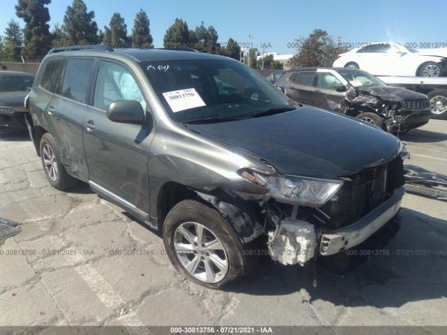 TOYOTA HIGHLANDER 2013 5tdbk3eh9ds238855