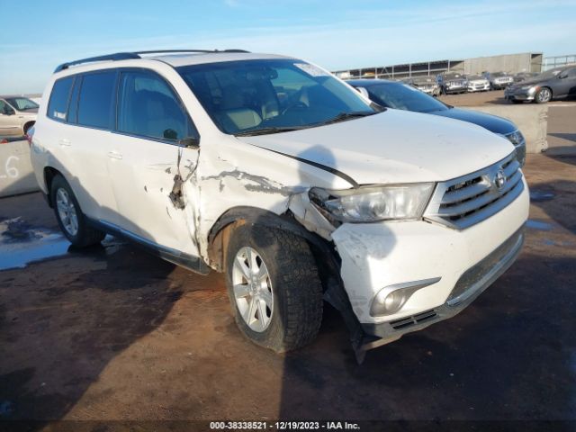 TOYOTA HIGHLANDER 2013 5tdbk3eh9ds240170