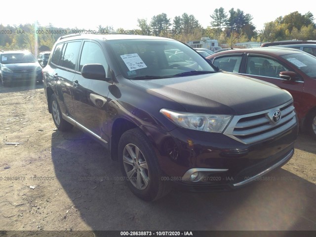 TOYOTA HIGHLANDER 2013 5tdbk3eh9ds251251