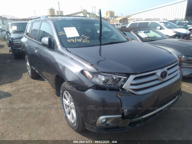 TOYOTA HIGHLANDER 2013 5tdbk3eh9ds257700