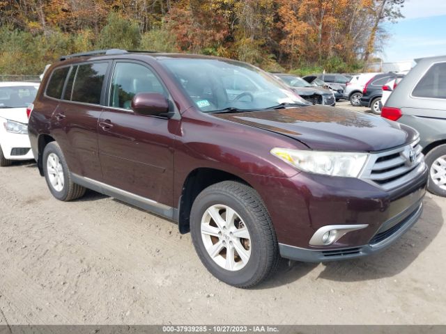 TOYOTA HIGHLANDER 2013 5tdbk3eh9ds266543