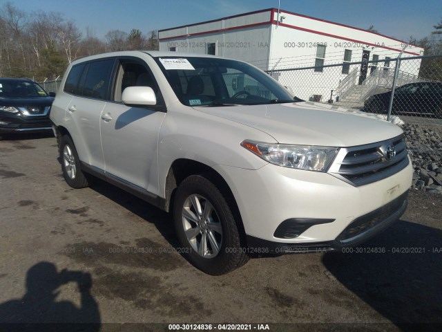 TOYOTA HIGHLANDER 2013 5tdbk3eh9ds275484