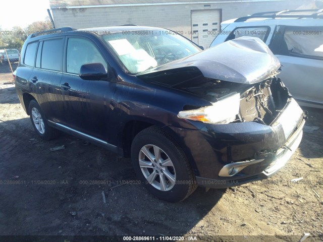 TOYOTA HIGHLANDER 2011 5tdbk3ehxbs042985