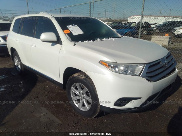 TOYOTA HIGHLANDER 2011 5tdbk3ehxbs048785