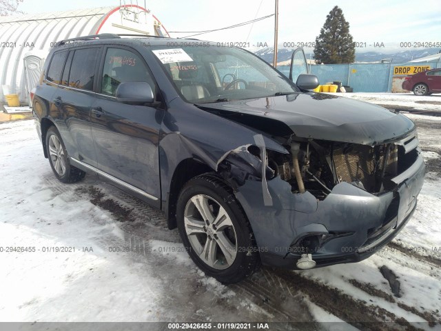 TOYOTA HIGHLANDER 2011 5tdbk3ehxbs062413