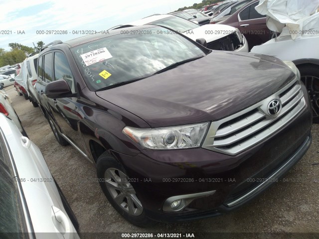 TOYOTA HIGHLANDER 2011 5tdbk3ehxbs062508