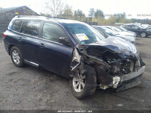 TOYOTA HIGHLANDER 2011 5tdbk3ehxbs065473