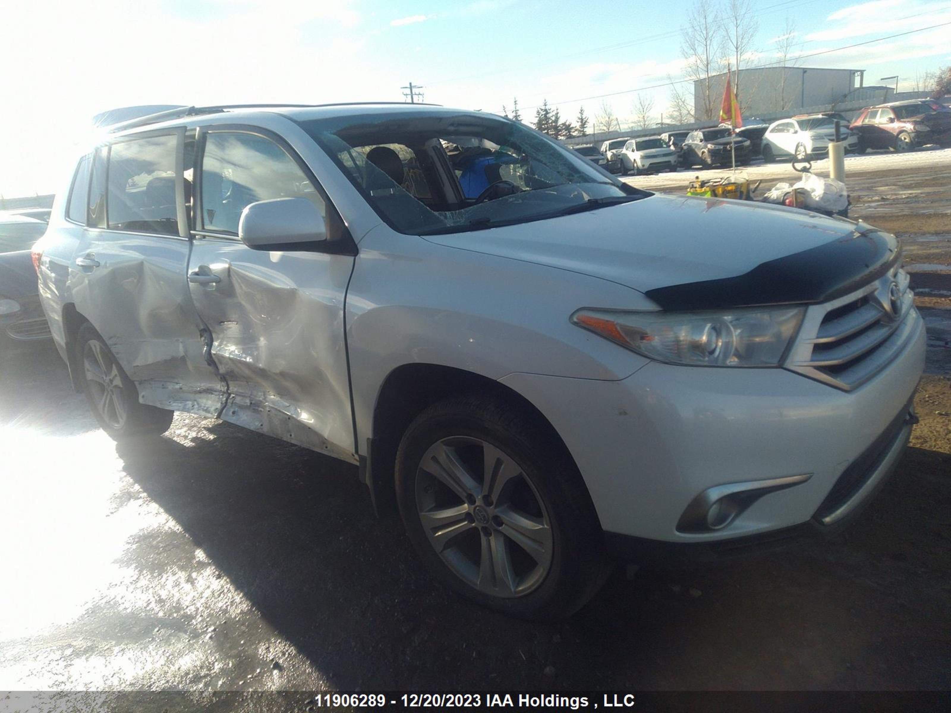 TOYOTA HIGHLANDER 2011 5tdbk3ehxbs079566