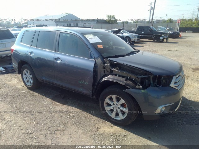 TOYOTA HIGHLANDER 2011 5tdbk3ehxbs081771