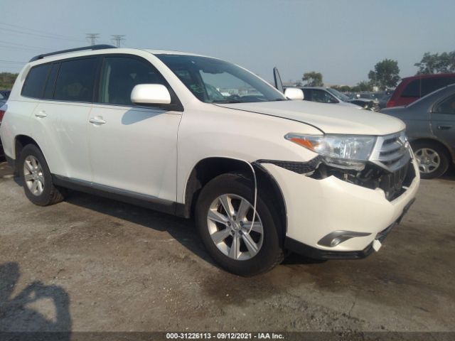 TOYOTA HIGHLANDER 2011 5tdbk3ehxbs088977