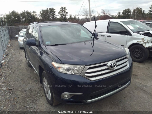 TOYOTA HIGHLANDER 2011 5tdbk3ehxbs089627