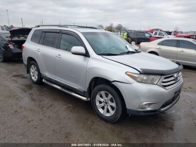 TOYOTA HIGHLANDER 2011 5tdbk3ehxbs090177