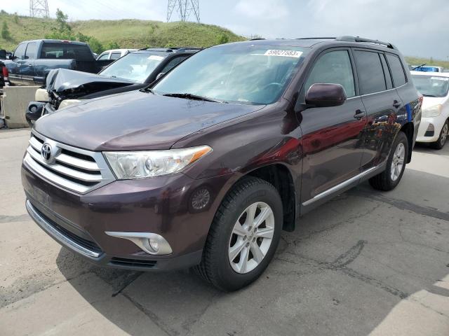 TOYOTA HIGHLANDER 2012 5tdbk3ehxcs118240